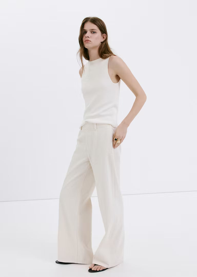 FINE KTIT BOAT NECK TOP